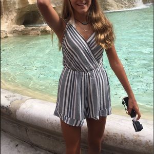 Striped Romper
